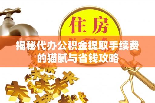 柳江揭秘代办公积金提取手续费的猫腻与省钱攻略